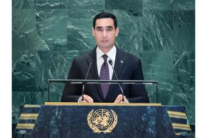 Türkmenistanyň Prezidenti BMG-niň Baş Assambleýasynyň 80-nji sessiýasynyň mejlisine gatnaşdy