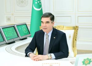 Türkmenistanyň Prezidenti sanly wideoaragatnaşyk arkaly iş maslahatyny geçirdi