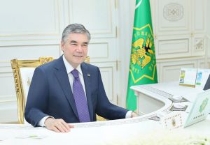 Türkmenistanyň Prezidenti sanly wideoaragatnaşyk arkaly iş maslahatyny geçirdi
