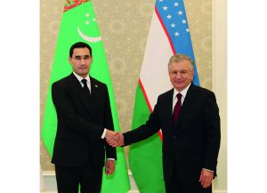 Türkmenistanyň Prezidentiniň Özbegistan Respublikasynyň Prezidenti bilen duşuşygy