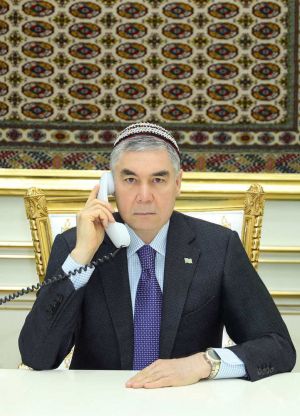 Türkmenistanyň Prezidentiniň we Hytaý Halk Respublikasynyň Başlygynyň arasynda telefon arkaly söhbetdeşlik
