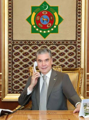 Türkmenistanyň Prezidentiniň we «Türkmenistan – ABŞ» işewürlik geňeşiniň ýolbaşçysynyň telefon arkaly söhbetdeşligi
