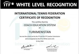 Türkmenistanyň Tennis federasiýasy ITF-iň ýanyndaky okuw merkezi bolar