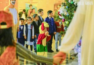 Watan goragçylaryň maşgalalary üçin Täze ýyl dabaralary