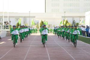 Welosipedli ýöriş – sagdynlygyň kepili