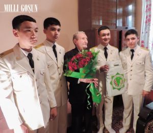 Ýaş watançylar uruş weteranlaryny gutladylar